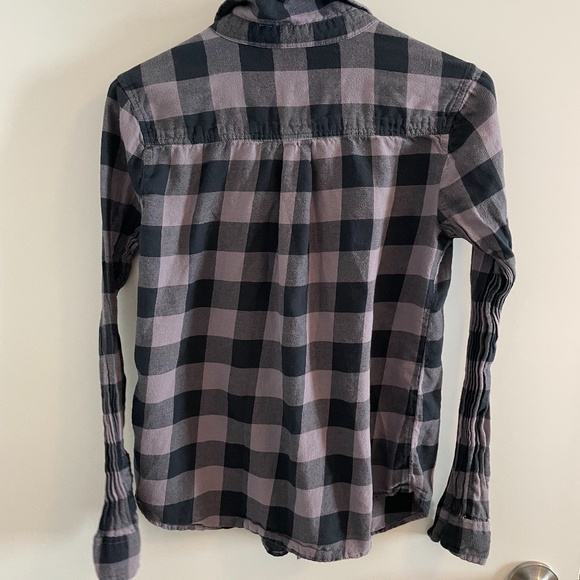 Abound Beige & Black Plaid Flannel - Picture 6 of 8